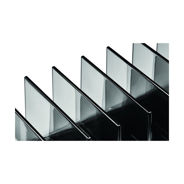 Matēts melns vannas istabas organizators kosmētikai no pārstrādātas plastmasas Palette Station – iDesign-image-3