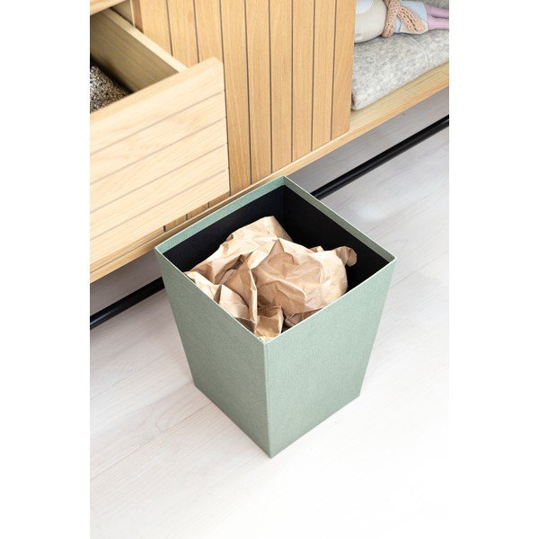 Zilganzaļa atkritumu tvertne Sofia Canvas Paper Laminate – Bigso-image-2