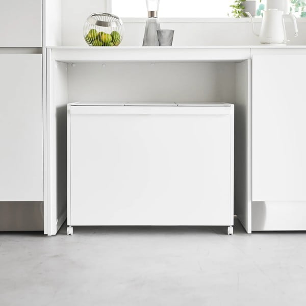 Balta atkritumu šķirošanas metāla atkritumu tvertne Tower – YAMAZAKI-image-1