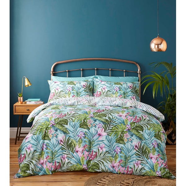 Divvietīga gultas veļa Catherine Lansfield Tropical, 220 x 230 cm