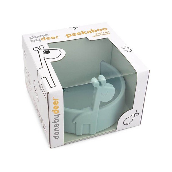 Zila silikona bļoda zīdaiņiem ø 11,5 cm Raffi – Done by Deer-image-1