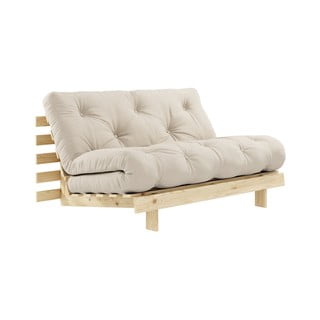 Bēšs izvelkamais dīvāns 140 cm Roots – Karup Design