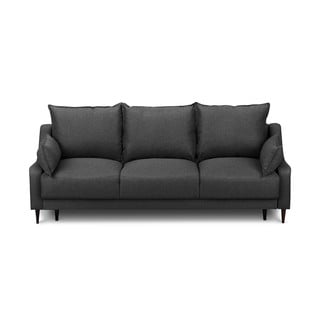 Tumši pelēks dīvāns ar veļas kasti Mazzini Sofas Ancolie, 215 cm