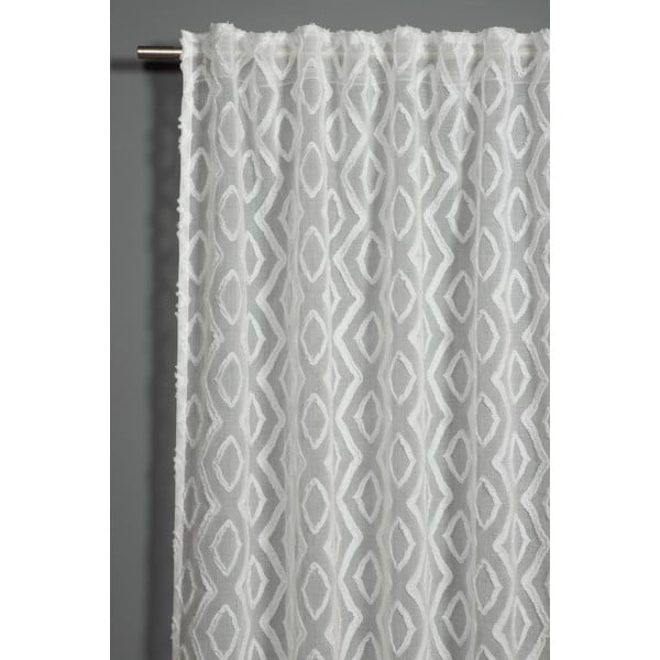 Balts dienas aizkars 140x245 cm Diamant Scherli – Sehlbach