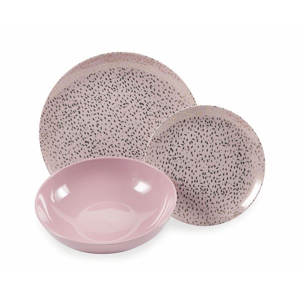 18 daļīgs porcelāna un māla trauku komplekts Villa d'Este Sparkle-image-3