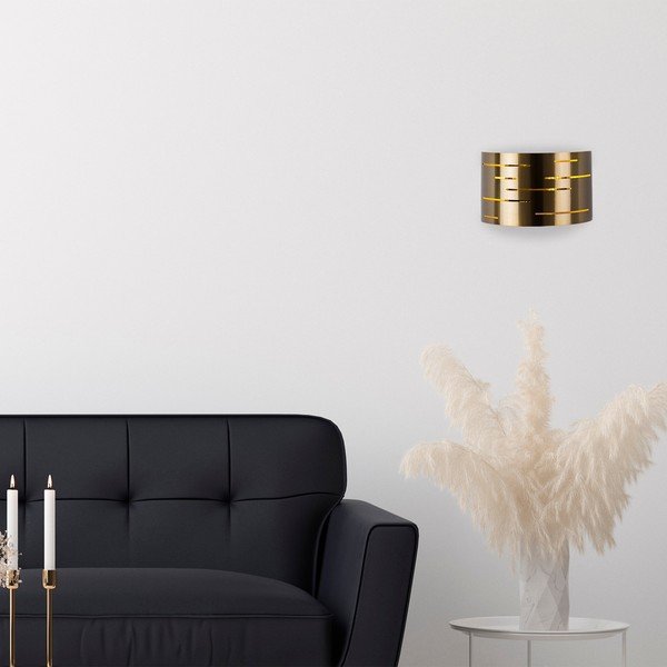 Zelta krāsas sienas lampa – Opviq lights-image-3