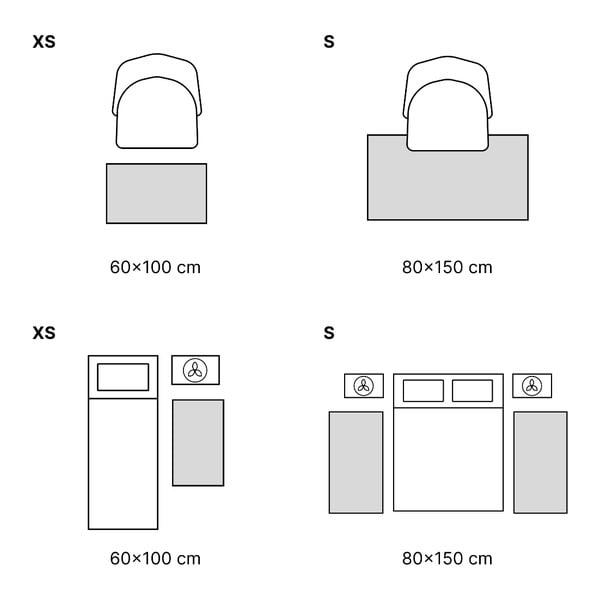 Brūns paklājs Vitaus Louis, 50 x 80 cm-image-4