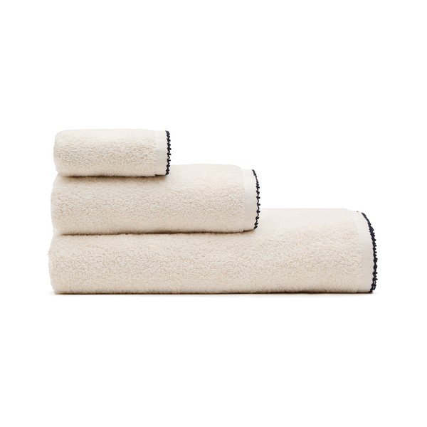 Bēšs frotē kokvilnas dvielis 30x50 cm Sinami – Kave Home-image-2