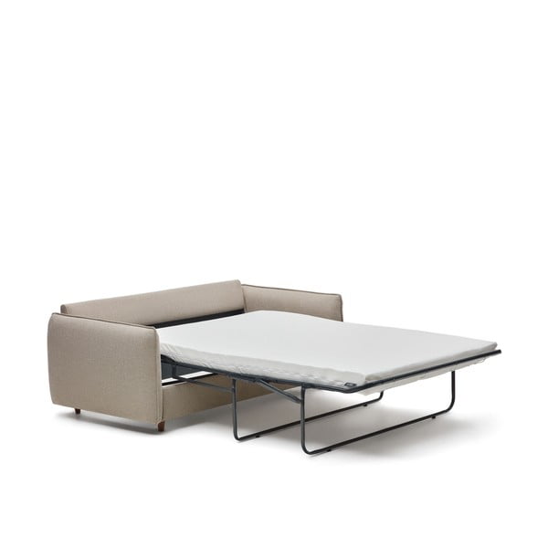 Bēšs salokāms dīvāns 185 cm Carlota – Kave Home-image-3