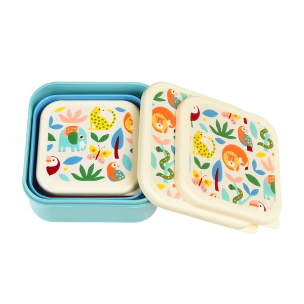 Bērnu pusdienu kārbas (3 gab.) Wild Wonders – Rex London-image-4