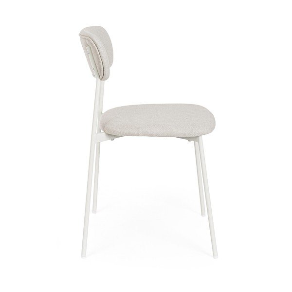 Balts polsterēts pusdienu krēsls Inka – Yes Everyday-image-3