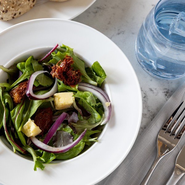 Balts porcelāna dziļais šķīvis Mikasa Ridget, ø 30 cm-image-2