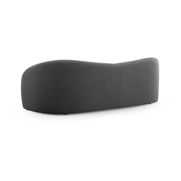 Pelēks samta dīvāns 237 cm Santi – Interieurs 86-image-3