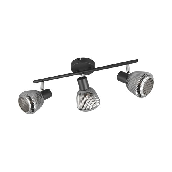 Melna prožektora tipa lampa ø 10 cm Tarifa – Trio