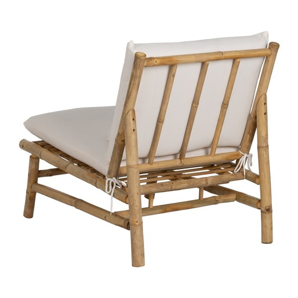 Balts atpūtas krēsls Bamboo – Ixia-image-3