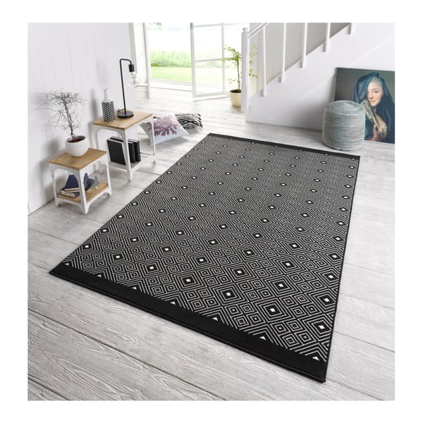 Melns paklājs Zala Living Quadrangle, 200 x 290 cm-image-2
