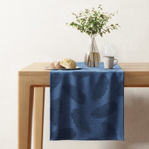 Samta galda celiņš 40x140 cm Velvet Peacock – AmeliaHome-image-1