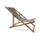 Pelēks saliekams dārza atpūtas krēsls no akācijas koka Bonami Essentials Deck