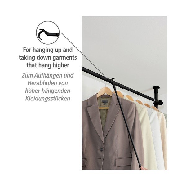 Metāla/plastmasas drēbju noņemšanas stienis Herkules – Wenko-image-2