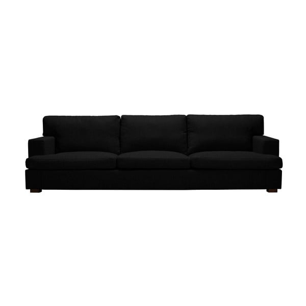 Melns dīvāns Windsor & Co Sofas Daphne, 235 cm