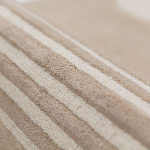 Dabīga toņa ar rokām darināts vilnas paklājs 150x240 cm Lozenge – Flair Rugs-image-3