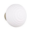 Balta stikla LED sienas lampa ar USB ø 15,5 cm Earl – Reality