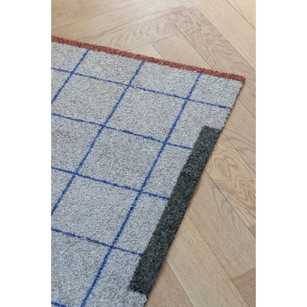 Ziloņkaula krāsas mazgājams celiņa paklājs 77x242 cm Network – Mette Ditmer Denmark-image-3