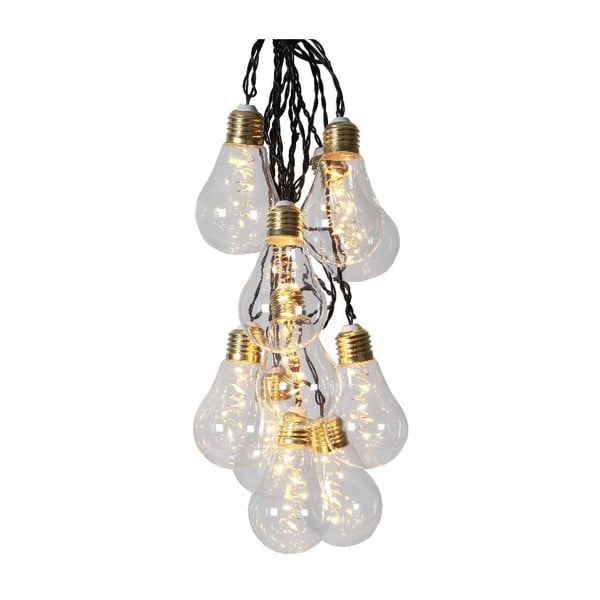 LED gaismiņu virtene Star Trading Bulbs, 10 gaismiņas-image-1