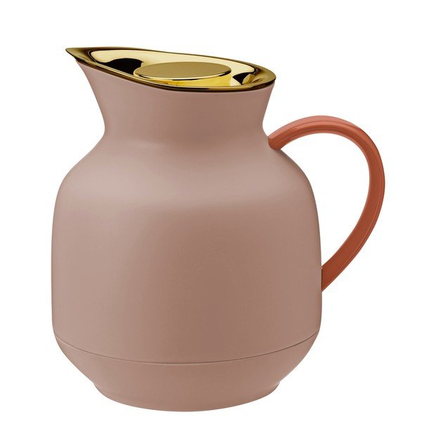 Persiku oranžs plastmasas termosa kanna 1 l Amphora – Stelton