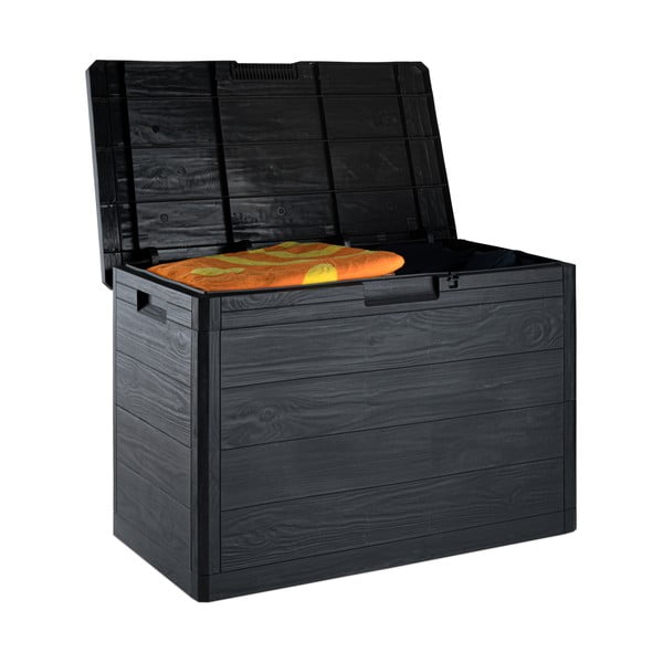 Antracīta pelēka dārza uzglabāšanas kaste Woodys – Toomax-image-2