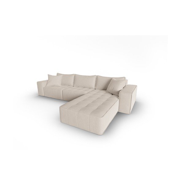 Bēšs stūra dīvāns (ar labo stūri) Mike – Micadoni Home-image-3