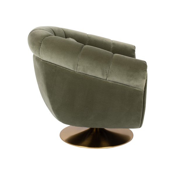 Olīvzaļš samta atpūtas krēsls Dutchbone Member-image-2