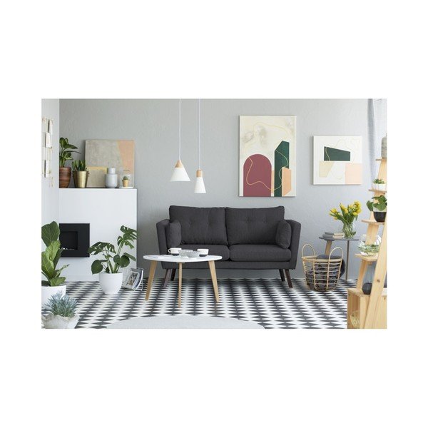 Tumši pelēks divvietīgs dīvāns Mazzini Sofas Elena-image-3