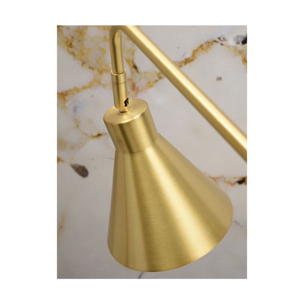 Stāvlampa ar metāla abažūru zelta krāsā (augstums 153 cm) Lyon – it's about RoMi-image-2