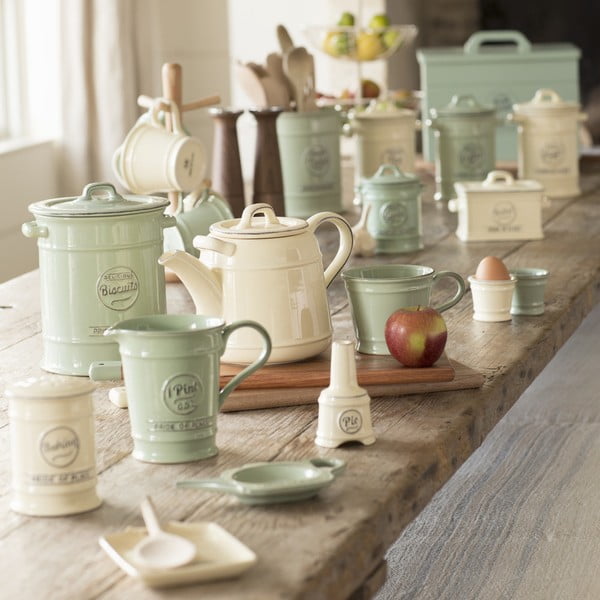 Zaļa keramikas makaronu kaste T&G Woodware Pride Of Place-image-1