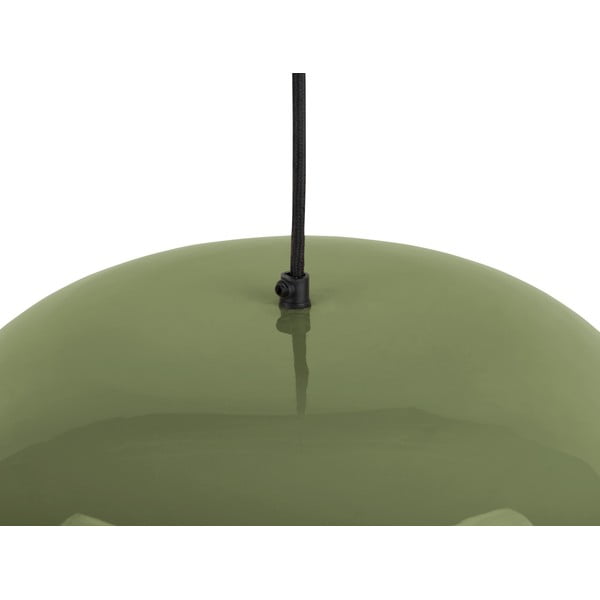 Zaļa piekaramā lampa ar metāla abažūru ø 50 cm Waved – Leitmotiv-image-1