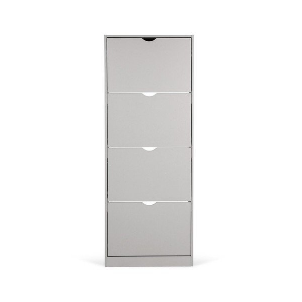 Pelēks atverams apavu plaukts 60x157x24 cm Stelo – Bonami Essentials-image-3