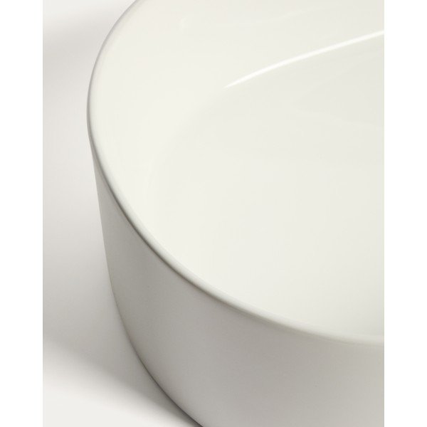 Balta keramikas izlietne 50x31 cm Ovara – Kave Home-image-4