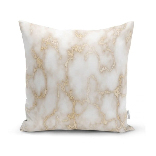 Spilvendrāna Minimalist Cushion Covers Golden Lines Marble, 45 x 45 cm