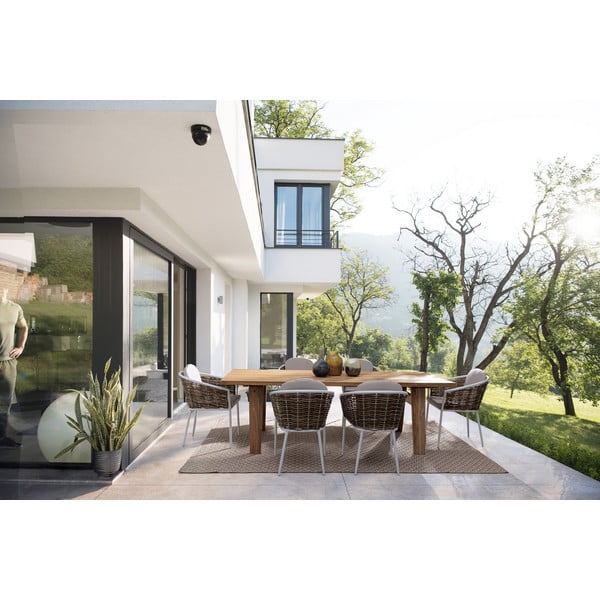 Balts metāla dārza krēsls Maribela – Bizzotto-image-2