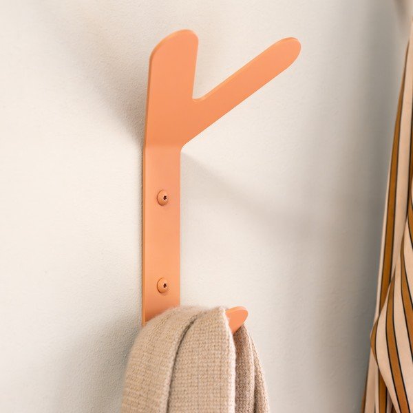 Lašrozā tērauda sienas āķis Frondo – Spinder Design-image-1