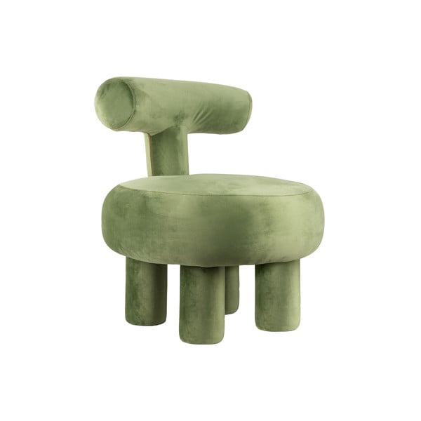 Gaiši zaļš samta atpūtas krēsls Abrazo – Leitmotiv