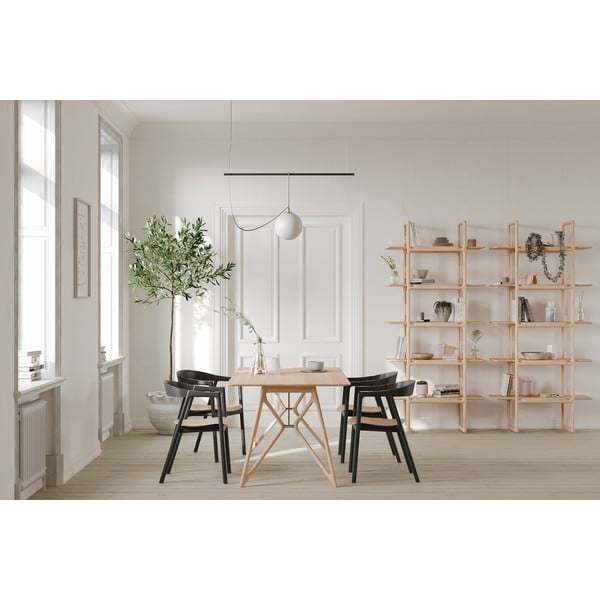 Ēdamgalds ar ozolkoka virsmu 240x90 cm Tink – Gazzda-image-1