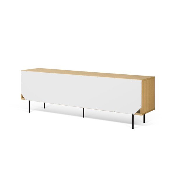 Ozolkoka TV kumode ar melnām un baltām detaļām TemaHome Dann Dots, garums 201 cm-image-2