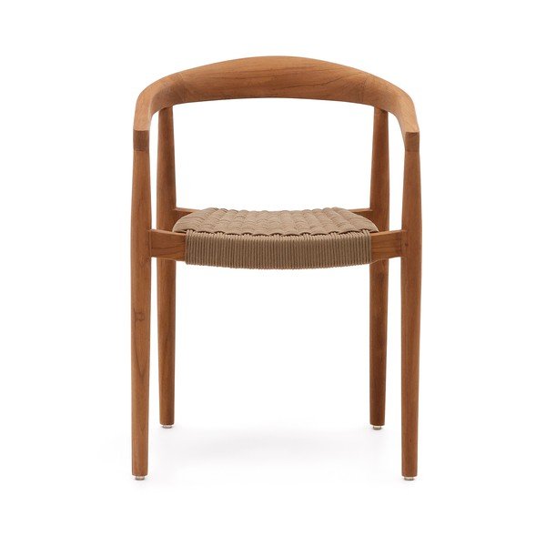 Dabīga toņa masīvkoka dārza krēsli (4 gab.) Ydalia – Kave Home-image-4