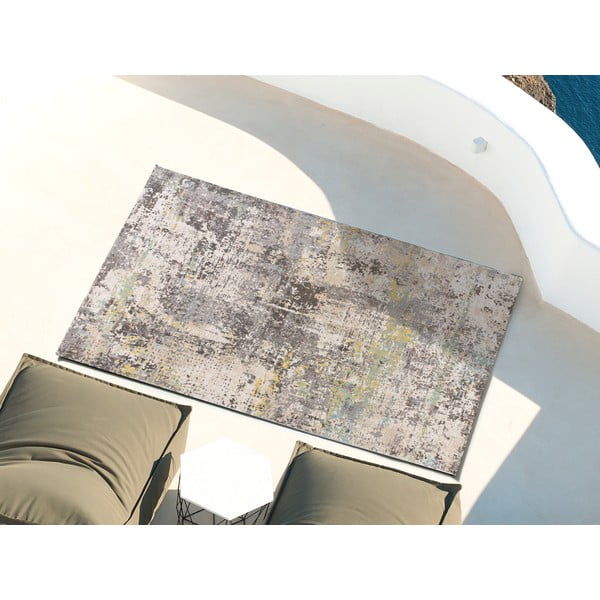 Pelēks/bēšs āra paklājs 160x230 cm Sassy – Universal-image-1