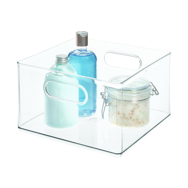 Caurspīdīga uzglabāšanas kaste iDesign The Home Edit, 25,4 x 25,3 cm-image-3