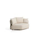 Bēšs/pelēkbrūns dārza modulārais dīvāns 167 cm Osani – Kave Home