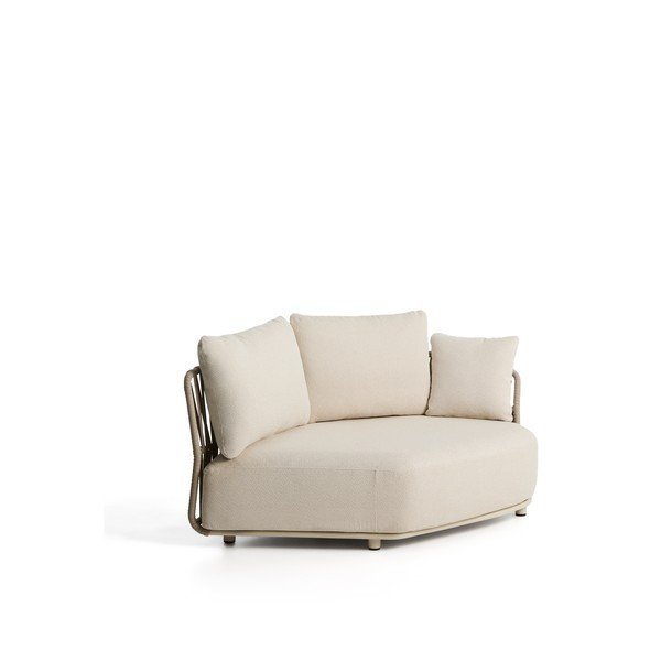 Bēšs/pelēkbrūns dārza modulārais dīvāns 167 cm Osani – Kave Home