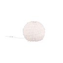 Krēmkrāsas galda lampa (augstums 24 cm) Furry – Reality